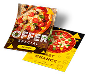 Panfletos, Flyers E Folhetos Couchê 170g Fosco Fosco Com Verniz Localizado Frente e Verso (100x150mm)