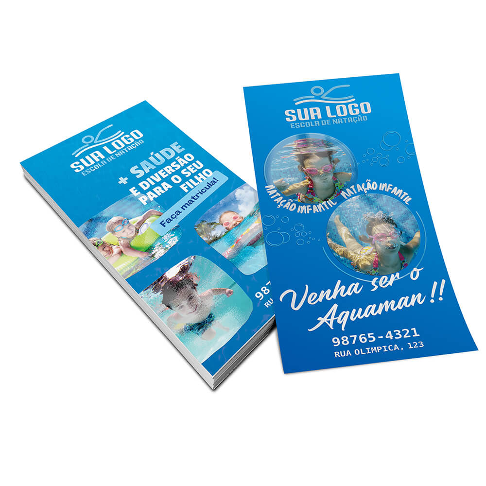 Filipetas Couchê Fosco 170g (100x200mm)