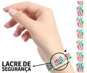 Pulseiras De Identificação Material Sintético