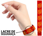 Pulseiras De Identificação Material Sintético