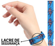Pulseiras De Identificação Material Sintético