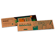 Marcador De Página Kraft 250g Sem Laminação E Sem Verniz (182x51mm)