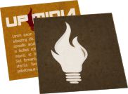 Postais Kraft 250g Sem Verniz Com Tinta Branca (182x102mm)