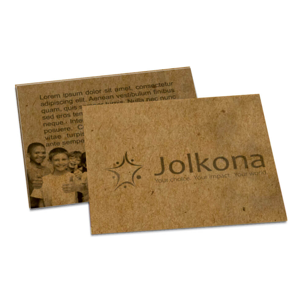 Postais Kraft 250g Sem Verniz (182x153mm)