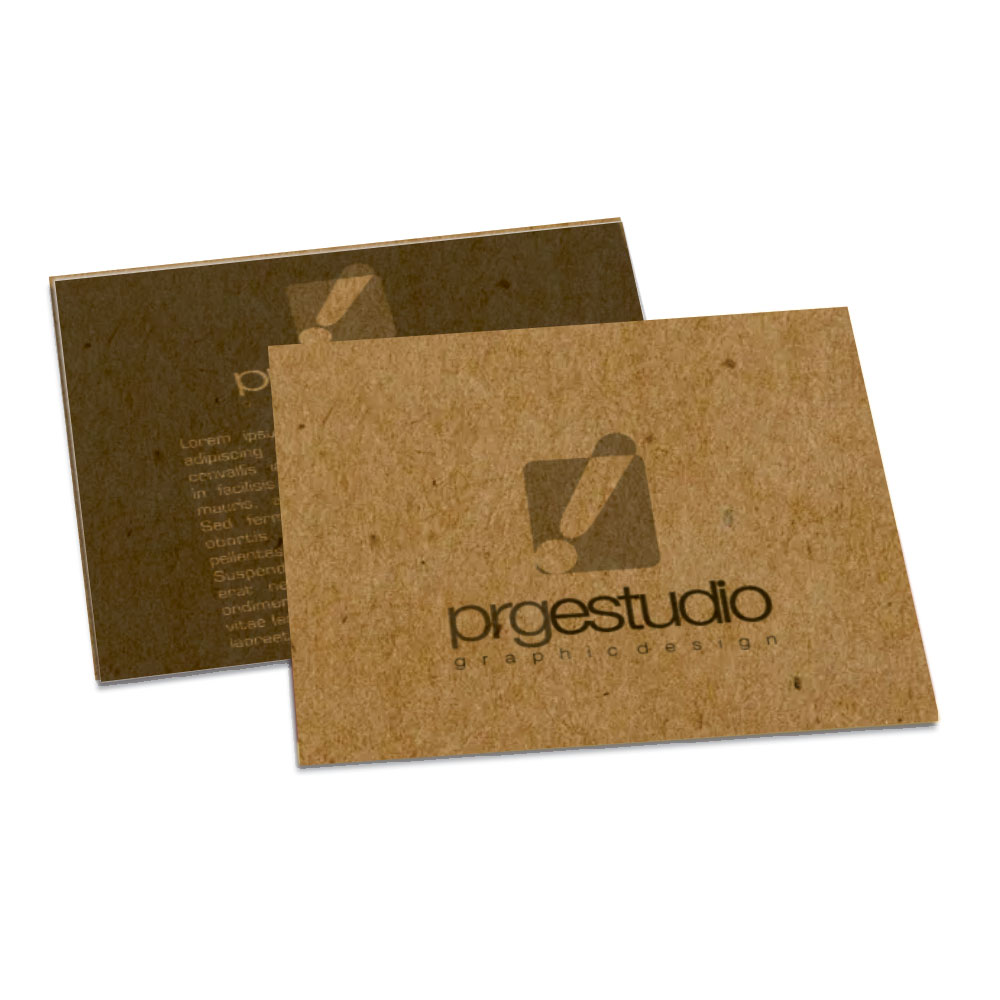 Postais Kraft 250g Sem Verniz (182x153mm)