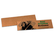 Marcador De Página Kraft 250g Sem Laminação E Sem Verniz (153x51mm)