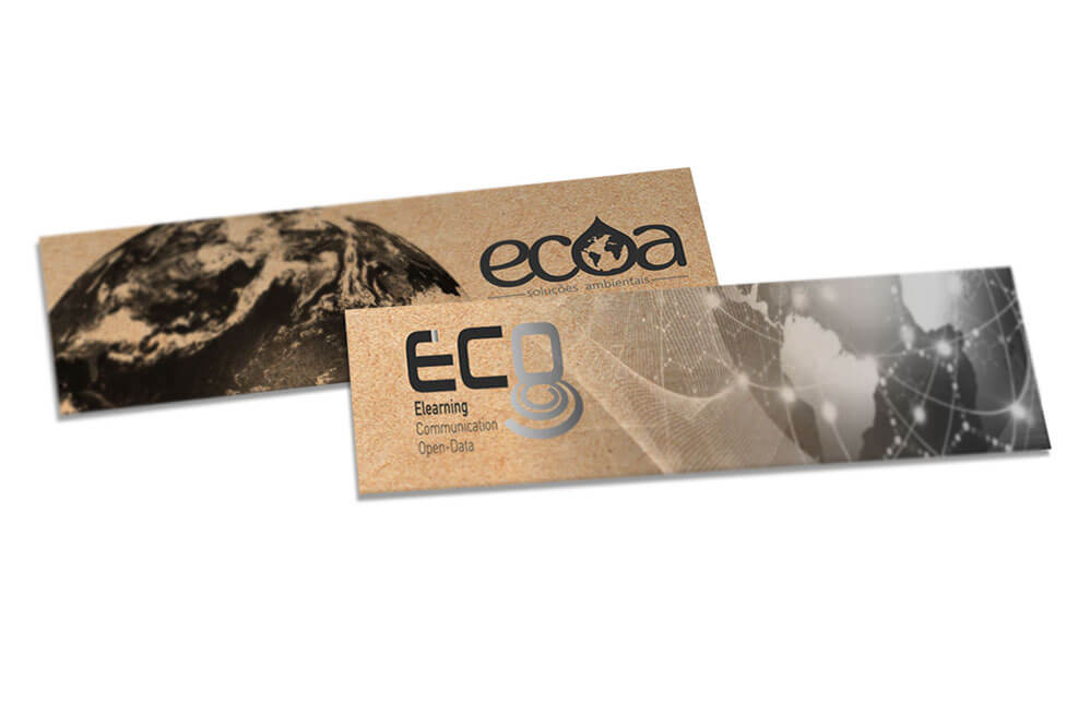 Marcador De Página Kraft 250g Sem Laminação E Sem Verniz (153x51mm)