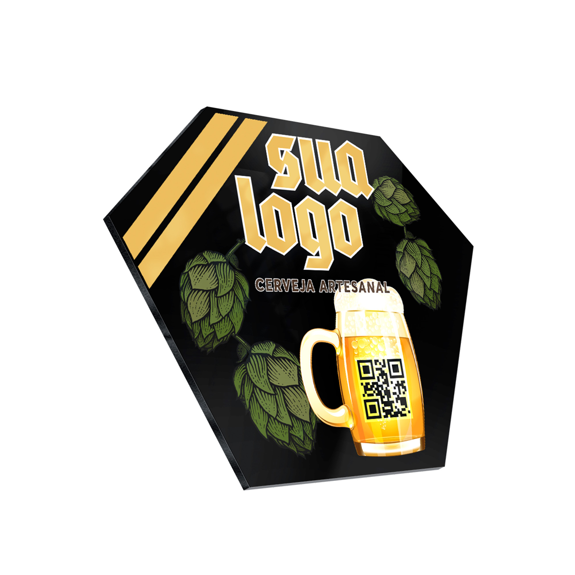 Placas De Acrílico Impressão Uv Acrílico Preto 3mm (Tamanho Personalizado)