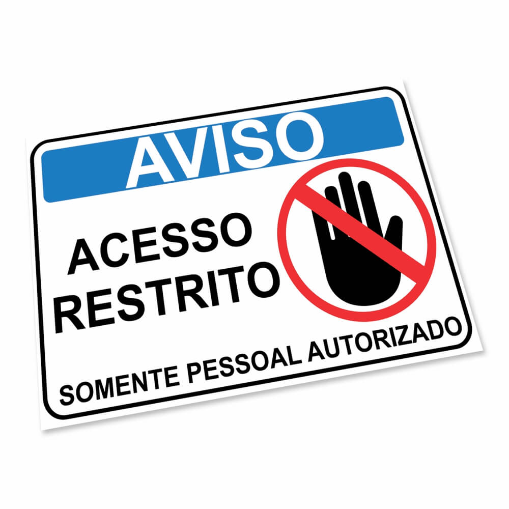 Placas Placa Imobiliária Psai 1mm (600x400mm)