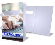 Pastas Couchê 300g Orelha Com Janela Laminação Brilho Frente 