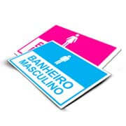 Placa De Sinalização Pvc 0,50mm Premium Branco