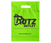 Sacolas Personalizadas Plásticas Boca Vazada 0,09 Micras Polietileno (Verde)