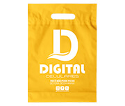 Sacolas Personalizadas Plásticas Boca Vazada 0,09 Micras Polietileno (Amarela)