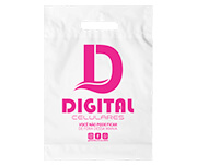 Sacolas Personalizadas Plásticas Boca Vazada 0,09 Micras Polietileno (Transparente)