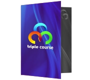 Pastas Couchê 300g Vinco Laminação Fosca E Verniz Localizado Frente