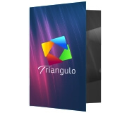 Pastas Couchê 300g Vinco Laminação Fosca E Verniz Localizado Frente