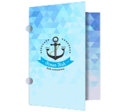 Pastas Couchê 300g Orelha Laminação Fosca E Verniz Localizado Frente