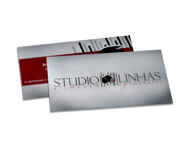 Postais Papéis Especiais Metalizado Frente 250g (182x102mm)