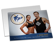 Postais Papéis Especiais Metalizado Frente 250g (182x153mm)