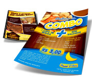 Panfletos, Flyers E Folhetos Couchê 115g (300x400mm)