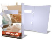 Pastas Couchê 150g Orelha Com Janela Sem Verniz