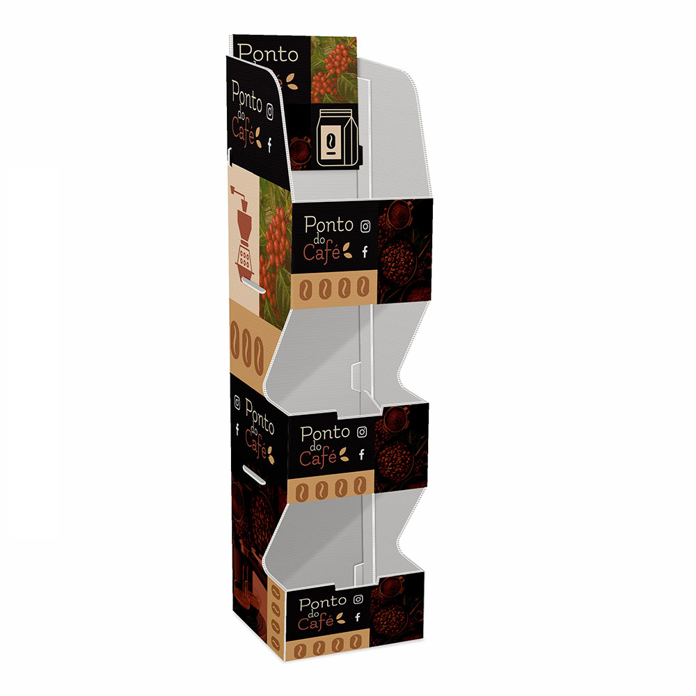 Expositores E Displays Polionda 3mm Display de Chão de Polionda