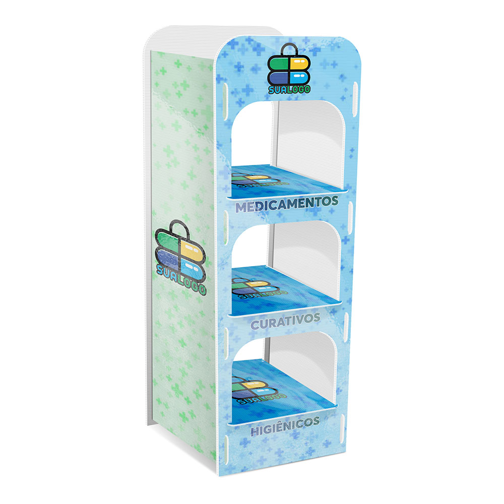 Expositores E Displays Polionda 4mm Display Expositor de Polionda