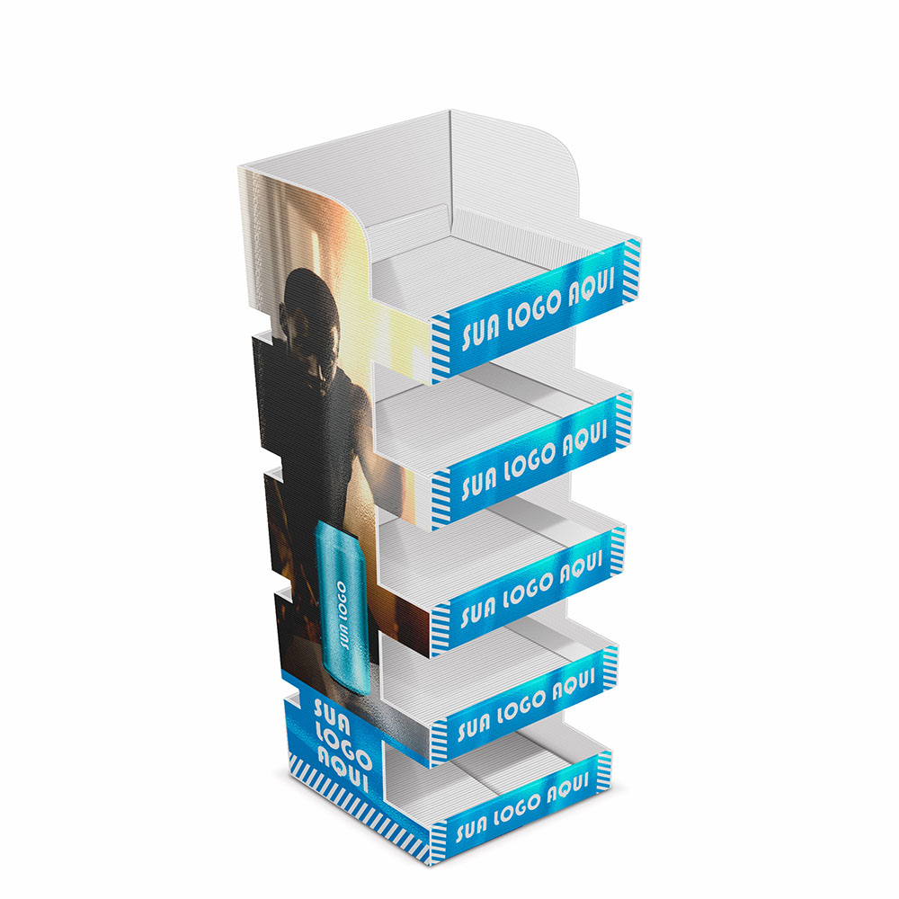 Expositores E Displays Polionda 4mm Prateleira Expositora de Polionda