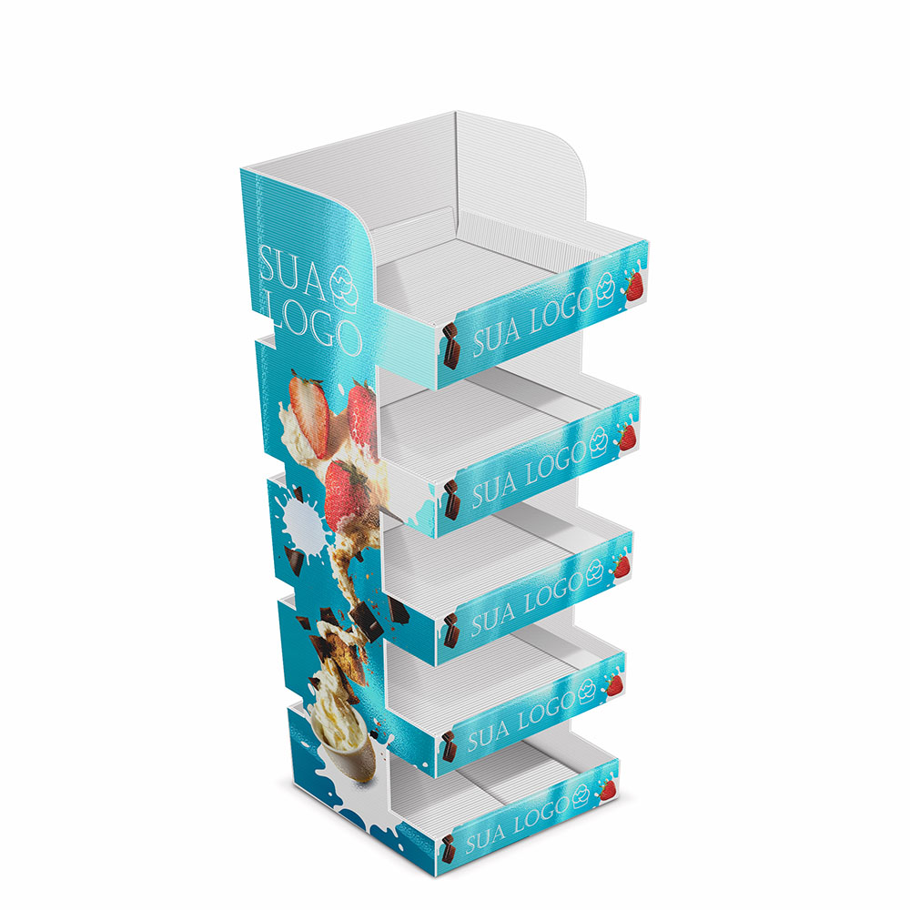 Expositores E Displays Polionda 4mm Prateleira Expositora de Polionda