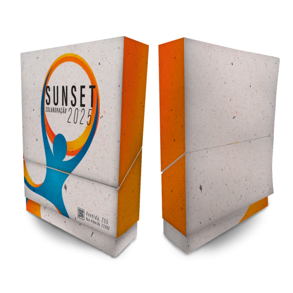 Caixa Porta Mini Panfleto Reciclato 240g Sem Verniz