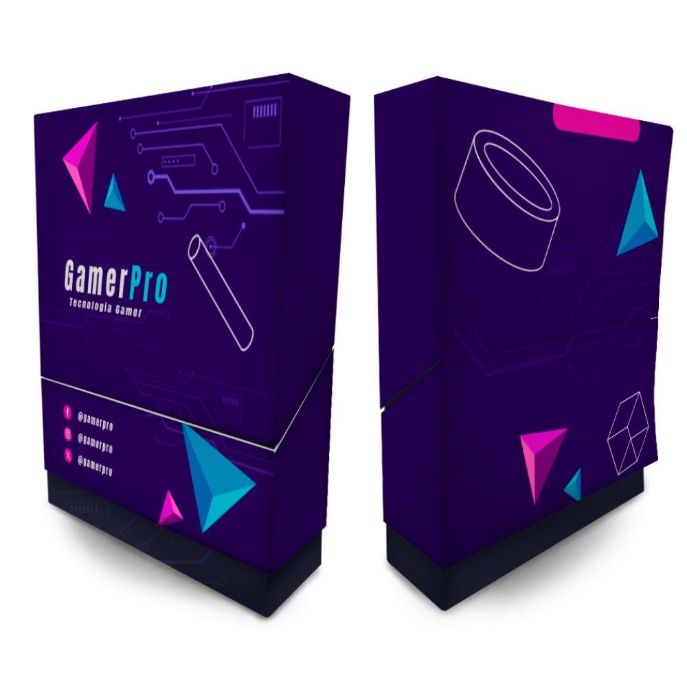 Caixa Porta Mini Panfleto Supremo 255g Verniz Uv Total Frente