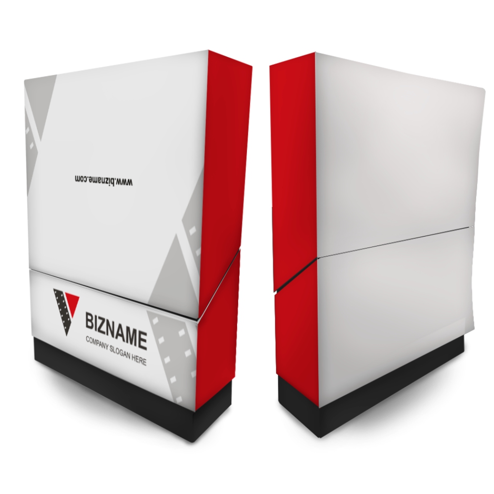 Caixa Porta Mini Panfleto Supremo 255g Verniz Uv Total Frente