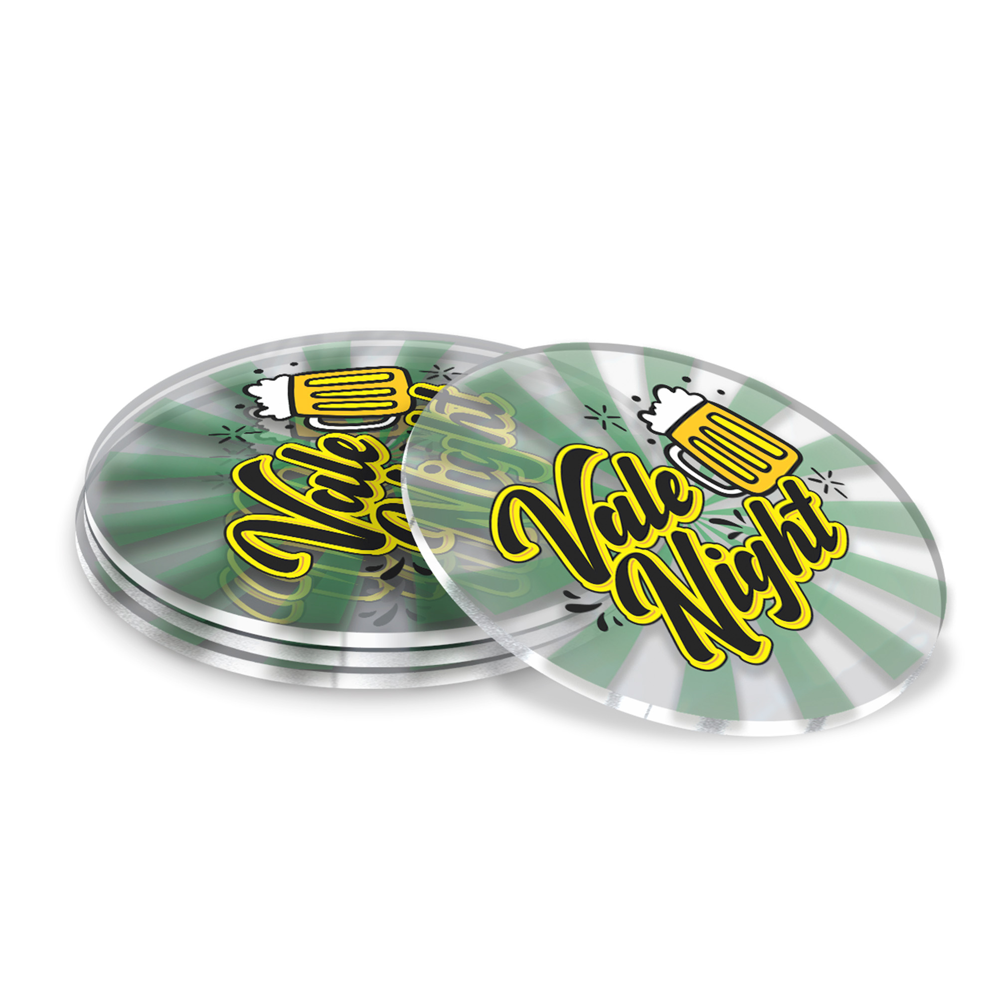 Porta Copos Acrílico 2mm Impressão Uv Acrílico Transparente