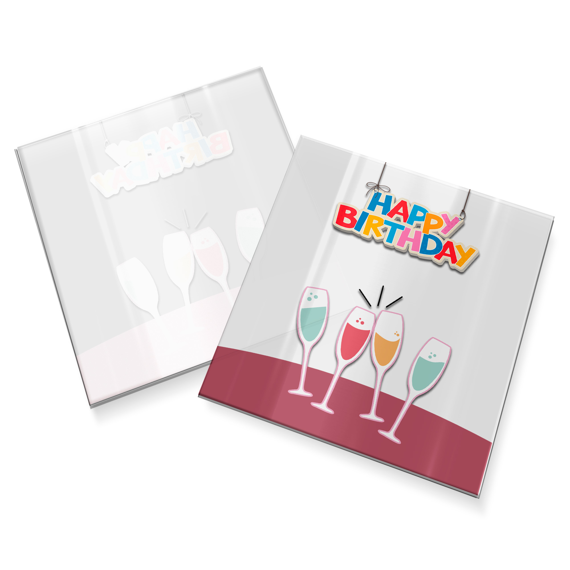 Postais Pvc 0,30mm Tránslucido Com Tinta Branca (91x102mm)