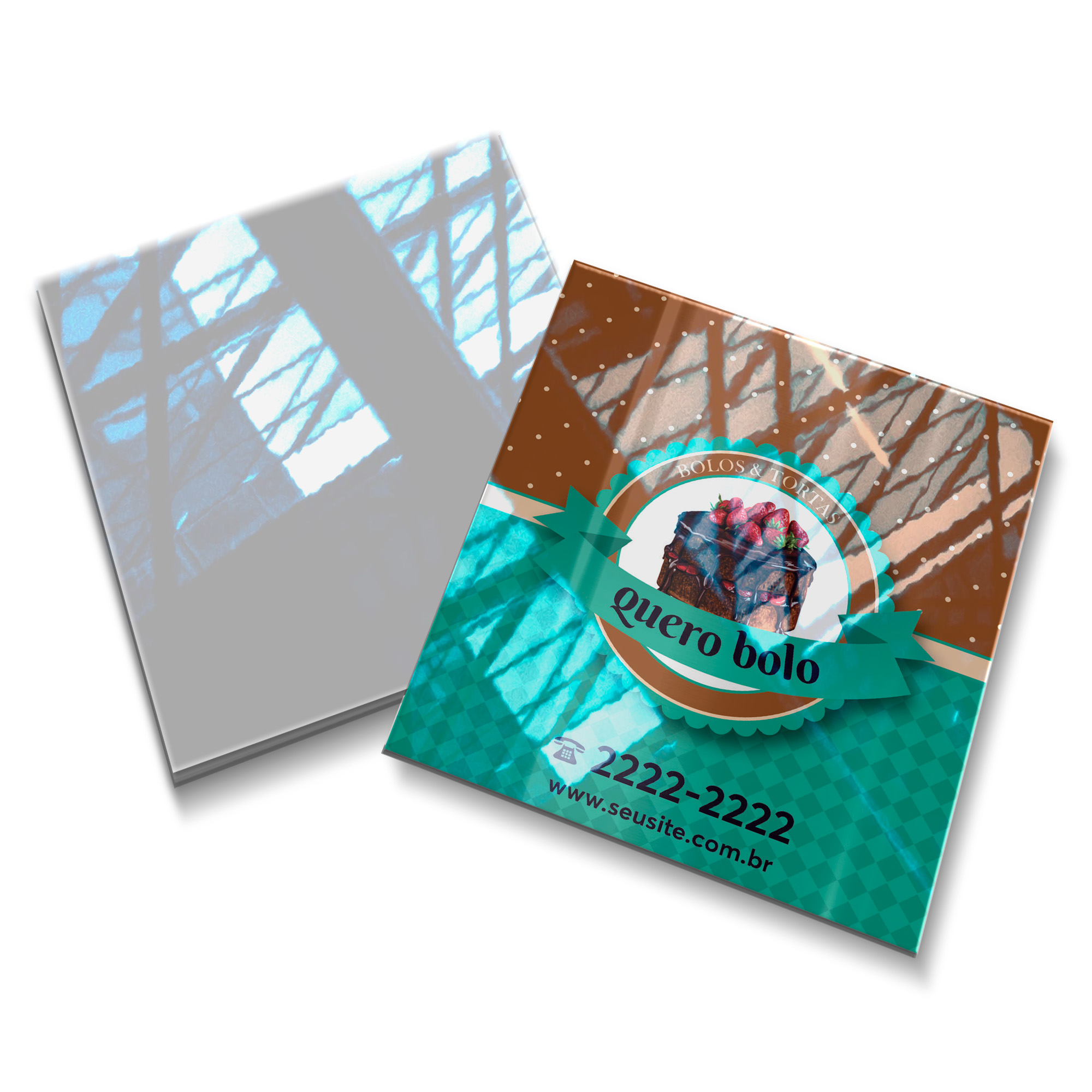 Postais Pvc Branco 0,50mm (91x102mm)