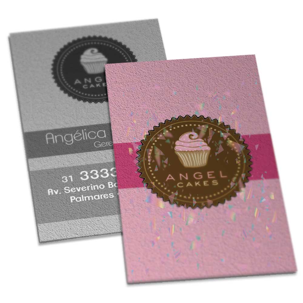 Postais Couchê 250g Laminação Holográfica Frente (91x153mm)