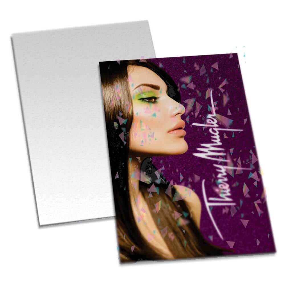 Postais Couchê 250g Laminação Holográfica Frente (91x153mm)