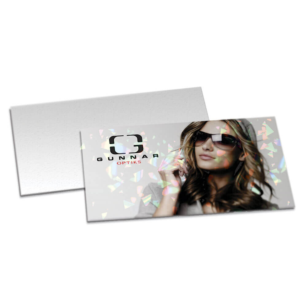 Postais Couchê 300g Laminação Holográfica Frente (182x102mm)