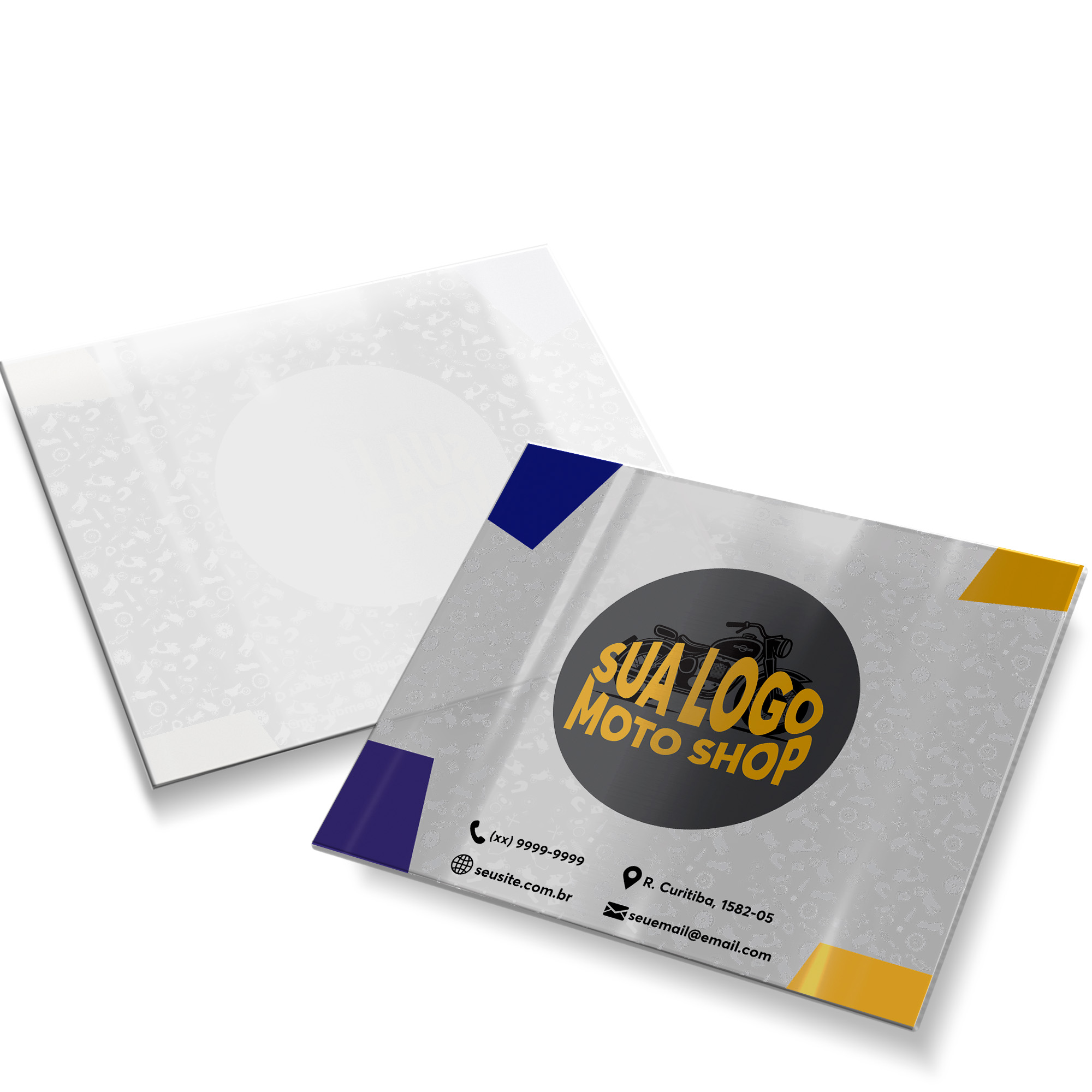 Postais Pvc 0,30mm Tránslucido Com Tinta Branca (182x153mm)