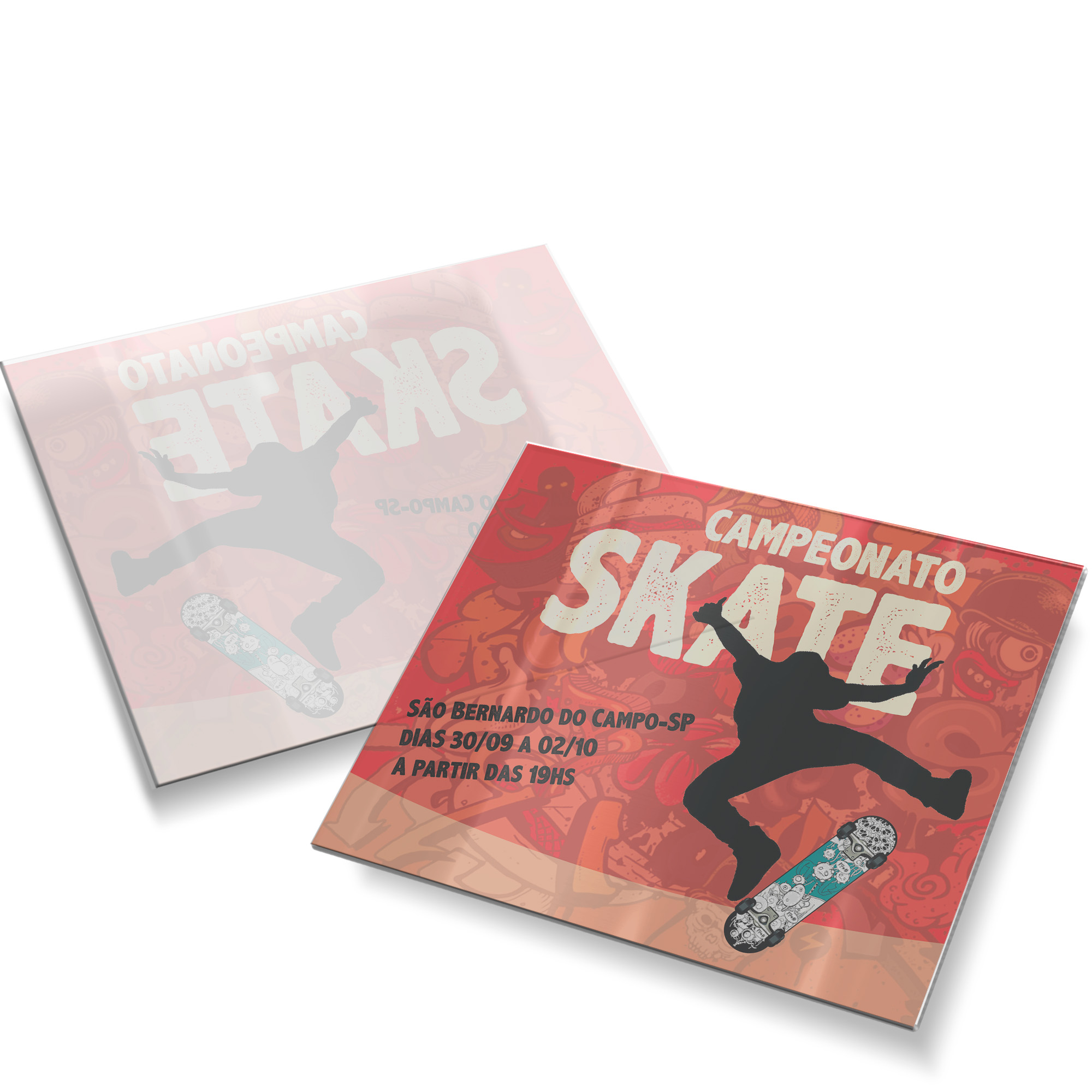 Postais Pvc 0,30mm Tránslucido Sem Tinta Branca (182x153mm)