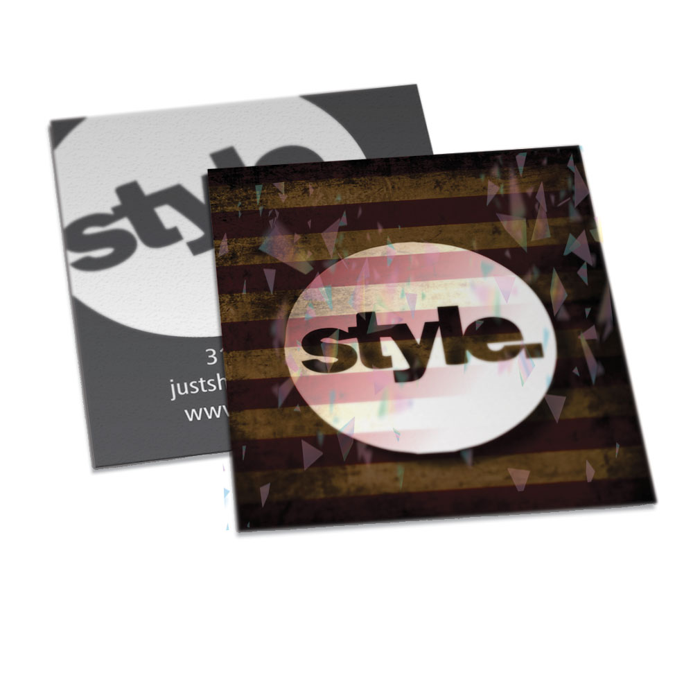 Postais Couchê 300g Laminação Holográfica Frente (91x102mm)