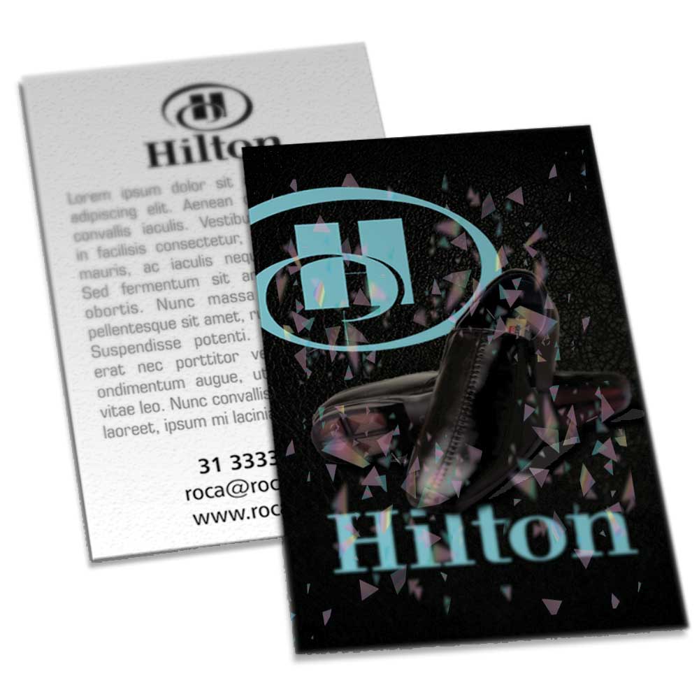 Postais Couchê 300g Laminação Holográfica Frente (91x153mm)