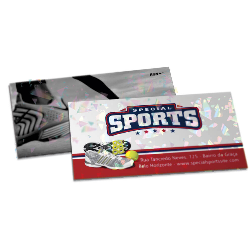 Postais Couchê 300g Laminação Holográfica Frente (182x102mm)