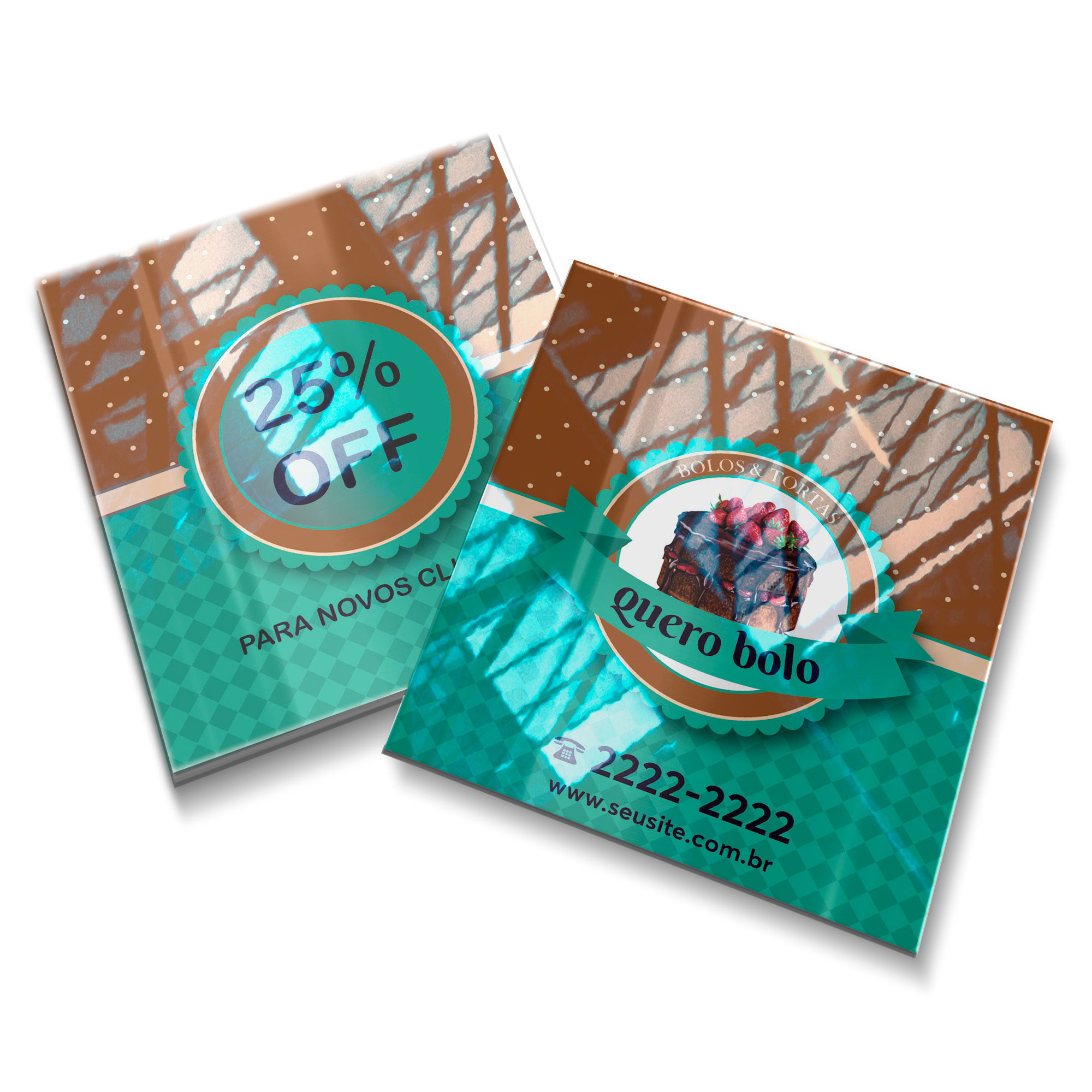 Postais Pvc Branco 0,50mm (91x102mm)