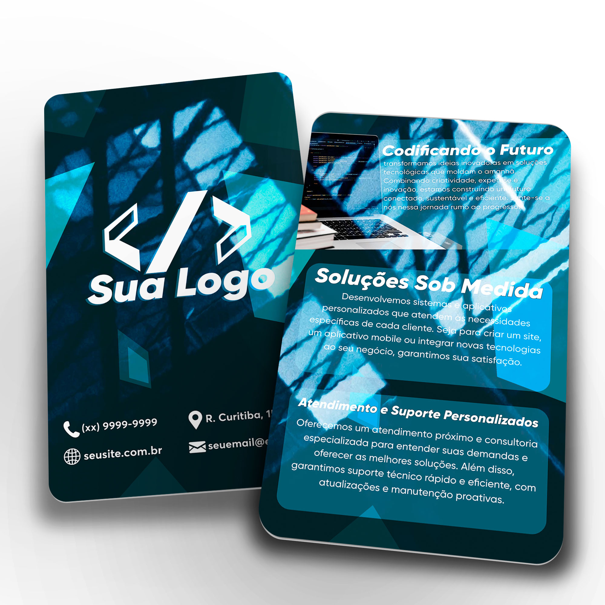 Postais Pvc Branco 0,50mm (91x153mm)