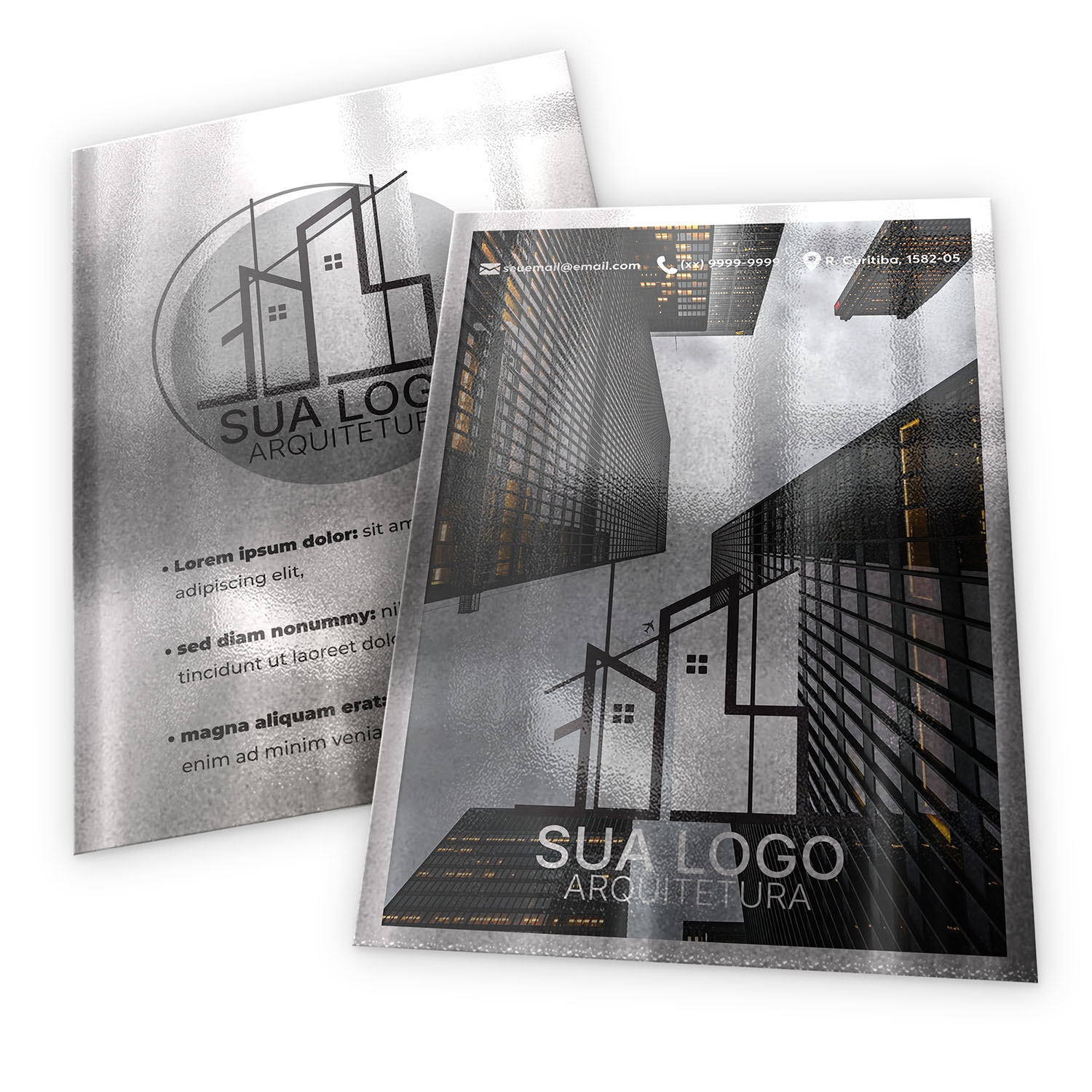 Folhas Avulsas Papéis Especiais Silver Lux 300g