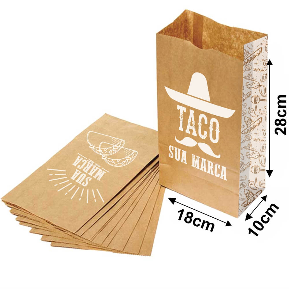 Saco Para Delivery 80g 1x0 Tamanho P (180x280mm)