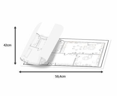 Projeto Arquitetônico Apergaminhado 75g Formato A2 (594x420mm)