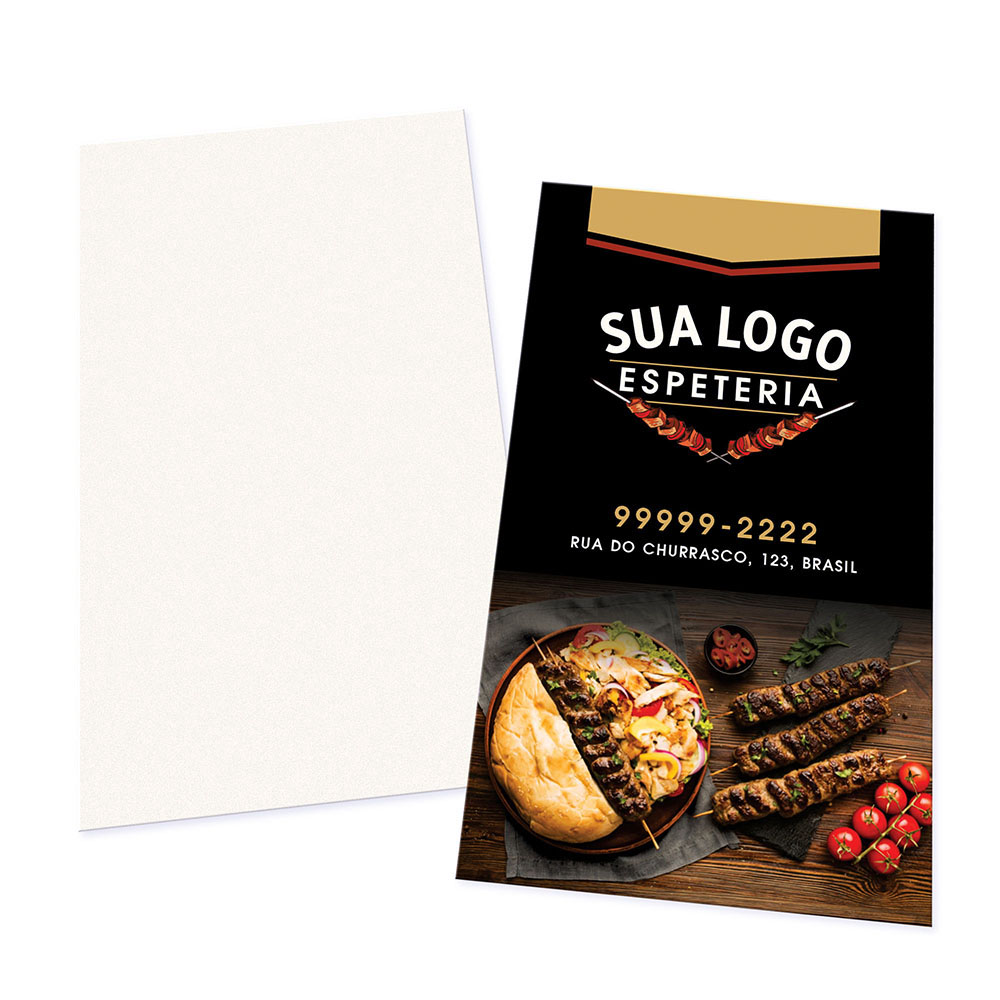 Postais Supremo 255g Sem Laminação e Sem Verniz (91x153mm)