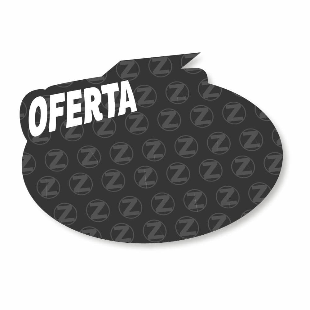 Splash Gondola Pvc 0,50mm Premium Branco Oval (230x280mm)